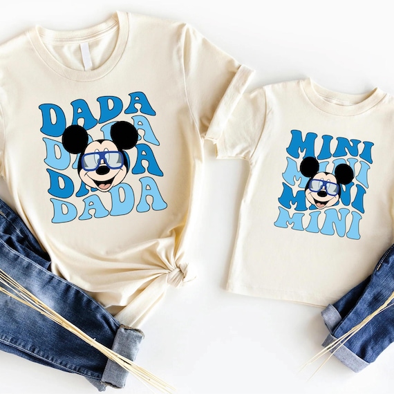 Disney Family Shirt, Mickey and Minnie Family T-Shirt, Disney Family Matching Tee, Disney Mama Dada Mini Sweater, WDW Family Trip Sweatshirt