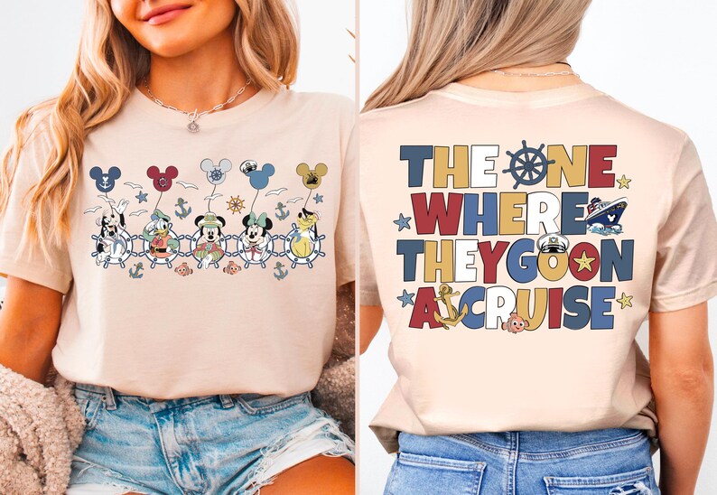The One Where They Go On A Cruise Shirt, Disney Cruise Line T-Shirt, Mickey&Co Cruise Sweater, Disney Cruise Crew Tee, WDW Trip Sweatshirt