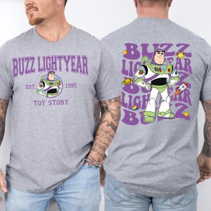 Buzz Lightjahre Est 1995 Toy Story Shirt, Disneyland Shirt, Toy Story Film Shirt, Infinity und darüber hinaus Shirt, Disney Trip Shirt, Familienausflug Bild 5