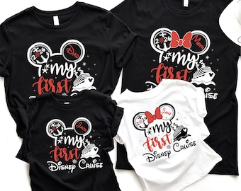 Disney meine erste Kreuzfahrt Shirt, Mickey Minnie Cruise Shirt, Disney Familie Kreuzfahrt Shirt, Disneyland Cruise Trip Shirt, Disney Reise Shirt