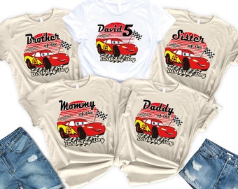Cars Birthday Boy Shirt, McQueen Cars Tee, Cars birthday shirt, Custom Cars Birthday Shirt, Mcqueen shirt, Cars birthday tee