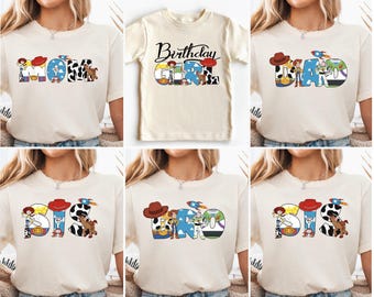 Toy Story Birthday Shirt, Disney Family Trip Shirt, Buzz Lightyear Birthday Family Shirts, Woody Birthday Shirts, Jessie Birthday Girl Shirt