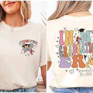 Custom In My Graduation Era 2026 Tee, Magical Castle Grad Shirt, Custom School Senior Top, Grad Gift Tee