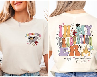 Disney Custom In My Graduation Era 2026 Tee, Custom School Shirt, In My Graduation Shirt, Magic Castle Graduation Tee, Disney Grad Tee