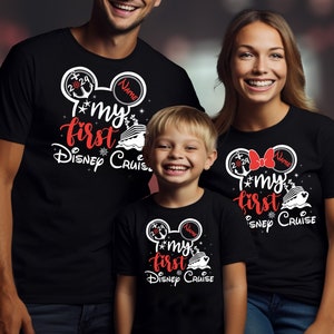My First Disney Cruise Shirt, Mickey Minnie Couple Shirt, Disney Trip Shirt, Disney Family Cruise Shirt, Disney Trip Shirt, Disneyland Shirt