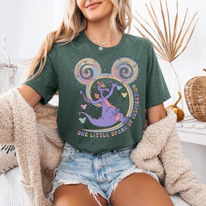 Disneyland lila Drachen-T-Shirt, Disney Figment Shirt, Magic Kingdom Shirt, lila Drache-T-Shirt, Walt Disney World Figment Sweatshirt Bild 5