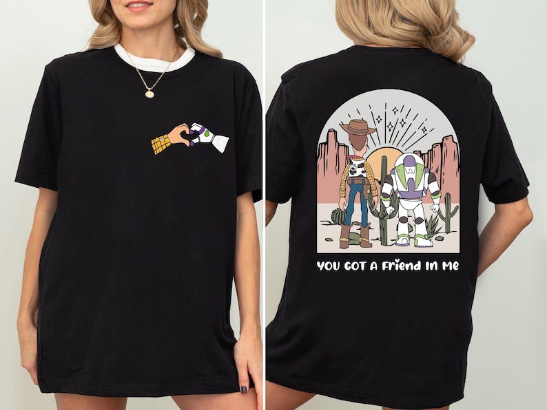 Disney Toy Story Buzz and Woody Shirt, You've Got a Friends In Me Shirt, Buzz Lightyear And Sheriff Woody Shirt, Disney Besties Trip Shirt