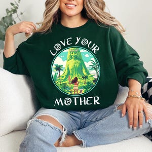 Love Your Mother Moana Shirt, Moana Te Fiti Fairy Garden Shirt, Disney Moana Mama Shirt, Disney Mom Shirt, Princess Love Your Mother Shirt