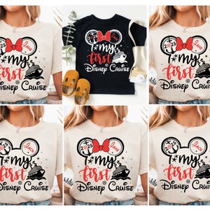 Disney My First Cruise Shirt, Mickey Minnie Cruise Shirt, Disney Family Cruise Trip Shirt, Disneyland  Cruise Trip Shirt, Disney Trip Shirt