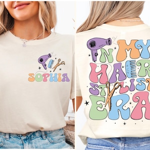 In My Hairstylist Era Sweatshirt, Hairdresser T-Shirt, Custom Hair Stylist Shirt, Gift For Hairdresser, Beautician Sweatshirt