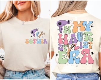 In My Hairstylist Era Sweatshirt, T-shirt voor kappers, T-shirt op maat voor kappers, Cadeau voor kappers, Sweatshirt voor schoonheidsspecialisten