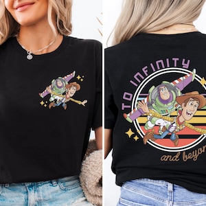 Toy Story Buzz Lightyear and Woody T-Shirt, To Infinity And Beyond Shirt, Buzz and Woody Adventure Trip Tee, Family Vacation Shirt