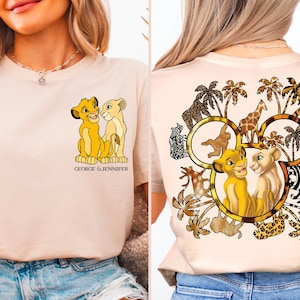 Disney Lion King Couple Shirt, Simba and Nala Shirt, Animal Kingdom Shirt, Disney Honeymoon Shirt, Disney Trip Shirt, Disneyland Tee