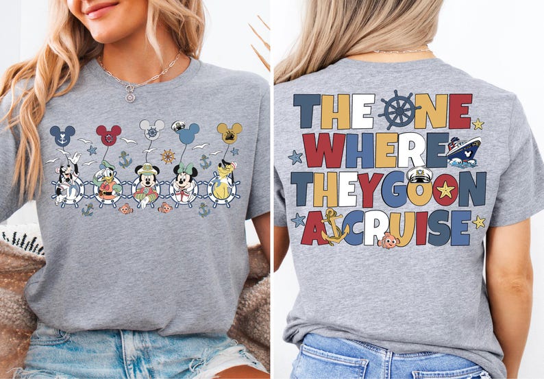 The One Where They Go On A Cruise Shirt, Disney Cruise Line T-Shirt, Mickey&Co Cruise Sweater, Disney Cruise Crew Tee, WDW Trip Sweatshirt
