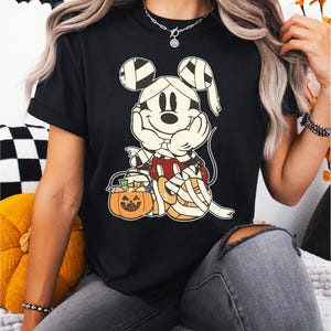 Mickey Mummy Halloween Shirt, Mickey&#39;s Not So Scary Party T-Shirt, Disney Halloween Trip Shirt, Halloween Family Shirt, Spooky Friends Shirt
