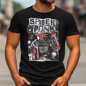Spider Punk Spider Suit Costume Cosplay Spider-punk no Jacket Across the  Spider-verse Adult / Kids 