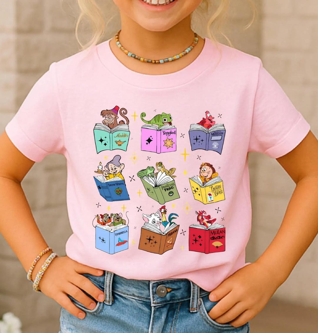 Theme Park Reading Books Shirt, Book Lover T-shirt, First Day of