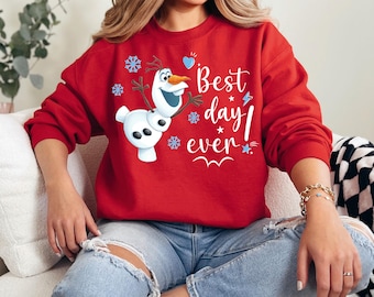 Disney Olaf Shirt, Olaf Best Day Ever Shirt, Disneyland  Frozen Shirt, Magic Kingdom Shirt, Snowman Shirt