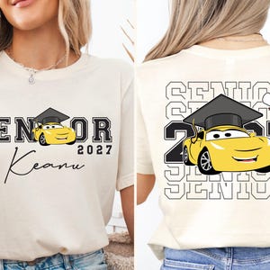 Magical Racing Car 2027 Shirt, Theme Park Graduation 2027 T-Shirt, Class Of 2027 Graduation Sweatshirt