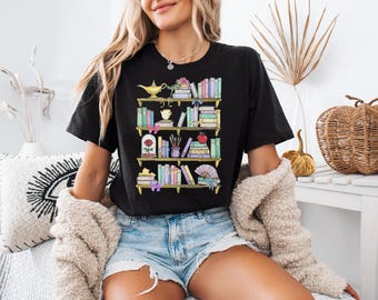 Disney Belle Buch T-Shirt, Prinzessin Belle Buchladen T-Shirt, Bibliothekarin Shirt, Disney Prinzessin Sweatshirt, Bücherwurm Pullover, Buchliebhaber Shirt