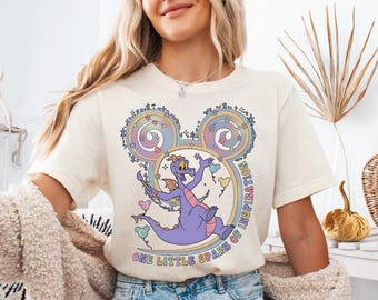Purple Dragon Shirt, Imagination Character Tee, Magical Kingdom Shirt, Purple Dragon Sweatshirt, Theme Park Tee