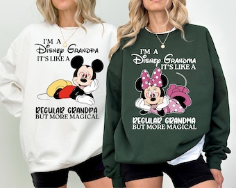 Disney Mickey Grandpa Shirt, Minnie Grandma Shirt, Disneyland Family Matching Vacation Shirt, Mickey Mouse Grandparent Shirt