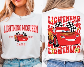 Lightning McQueen Shirt, Pixar Piston Cup Champion Sweatshirt, Lightening McQueen 95 Sweatshirt, Disney Cars Shirt
