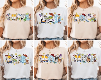 Toy Story Mom, Dad Mom Disney Geburtstag T-Shirt, Familie Toy Story Passende Geburtstag Shirt, Dad Mom Shirt, Paar Shirt