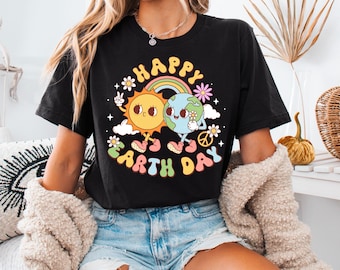 Camiseta Feliz Dia da Terra, Camiseta Professor Ativista do Dia da Terra, Camiseta Planeta Verde, Moletom Proteja o Meio Ambiente, Camisetas Ame o Dia da Terra