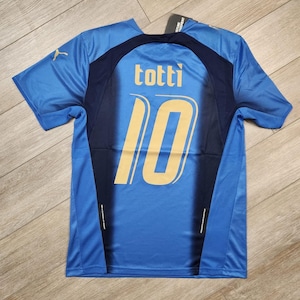 Italy No22 Santon Blue Home Long Sleeves Soccer Country Jersey