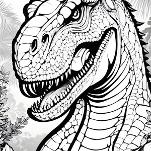 Dinosaurier Ausmalseite