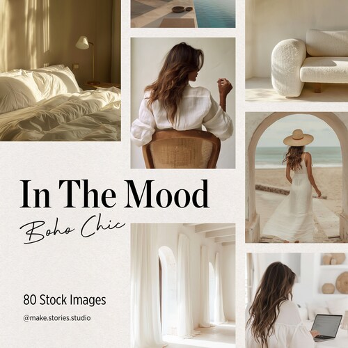 Boho Chic Stockfoton: Livsstil, Hem, Mode AI-bilder
