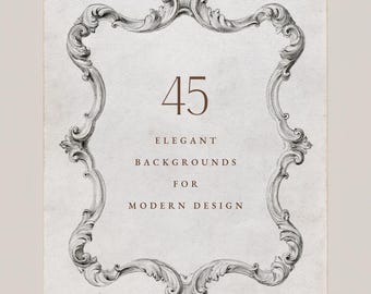 Vintage Lace Frame Backgrounds, Linen Textures, Elegant Stitch Borders, Old World Design / Instagram Pinterest