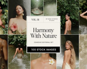 Wellness Stock AI Images: Skincare, Beauty, Nature Branding (Commercial License)