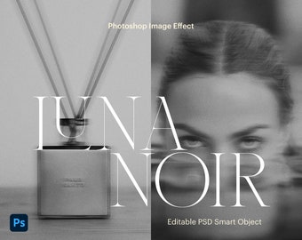 Ethereal PSD Image Effect / Black & White / Photoshop Smart Object
