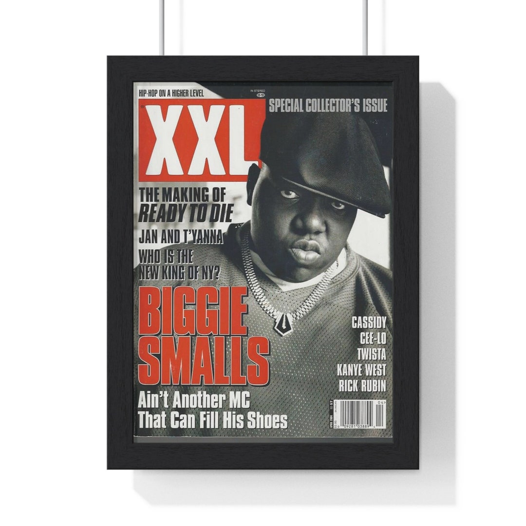 Biggie Smalls Vertical Framed Poster Etsy
