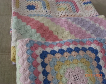 Handmade blanket, shower gift, cotton blanket, cotton throw, handmade baby blanket, crochet baby blanket, crochet blanket, crochet throw