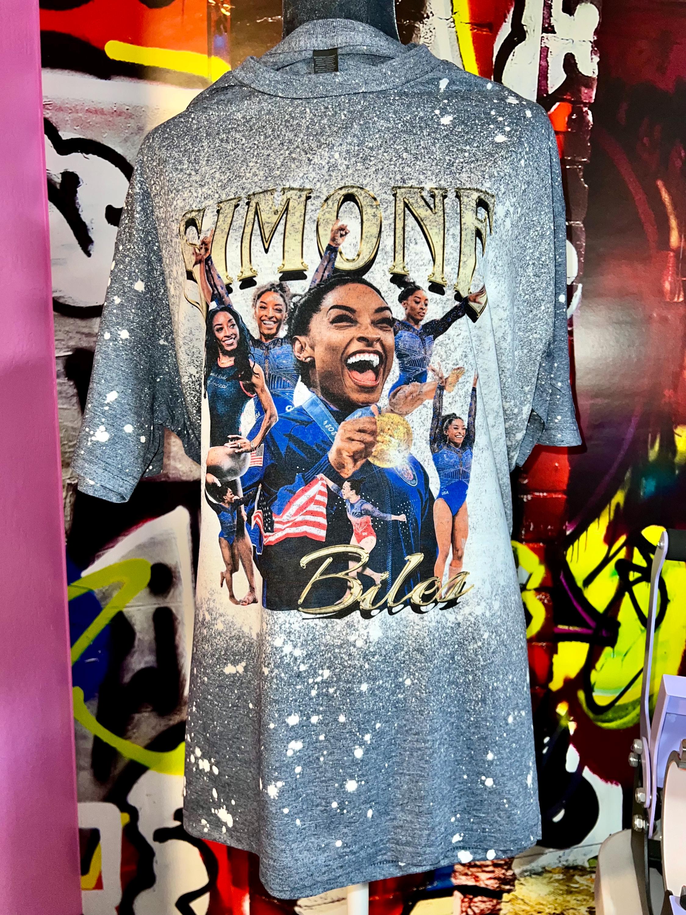 Simone Biles Shirt, T-shirt for Olympic Gymnastics Fans, Gold Medalist ...