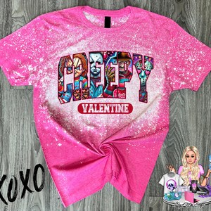 Creepy Valentine Shirt, Horror Valentine Shirt, Scary Valentine Shirt, Horror Film Themed Valentine&#39;s Day Shirt, Scary Movie Themed Shirt