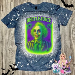Beetlejuice Shirt, Halloween Beetlejuice Shirt, Never Trust the Living Shirt, You’re the Ghost with the Most Shirt, Bleached Halloween Shirt