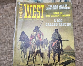 THE WEST MAGAZINE Set of 2 Old West Stories April 1968  & August 1968