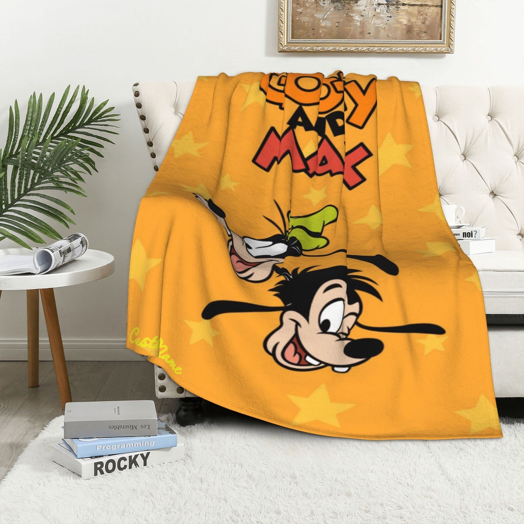 A Goofy Movie Blanket Throw Blanket Warm Soft Blanket for Dormitory