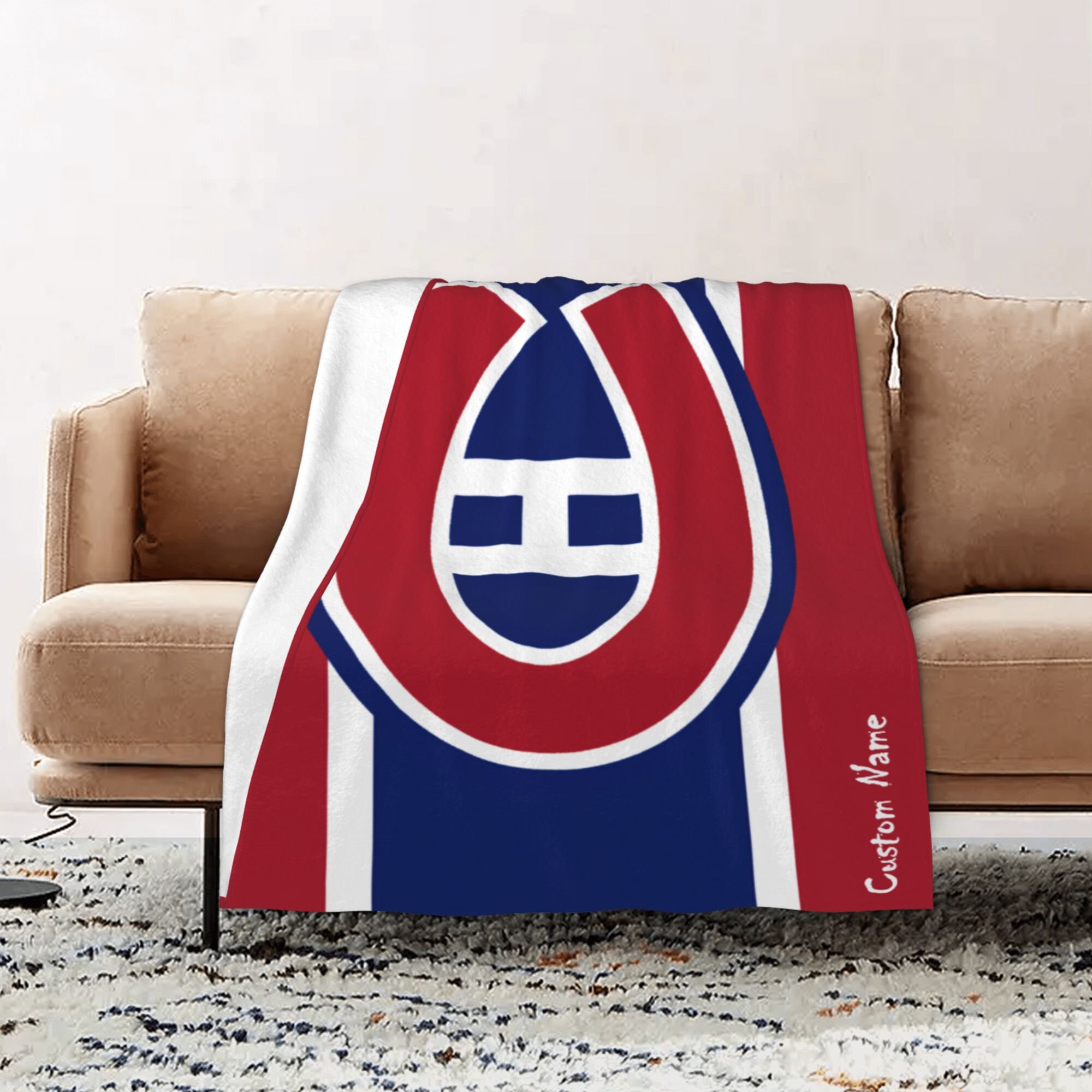 Montreal Canadiens Blanket Throw Blanket Warm Soft Blanket for