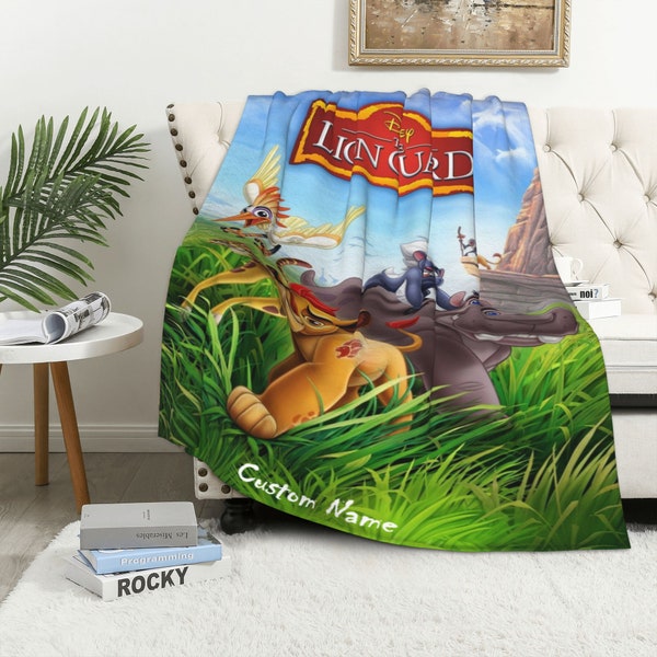 The Lion Guard Blanket Throw Blanket Warm Soft Blanket for Dormitory Living Room Bedroom Sofa Halloween Kids Adults Gifts