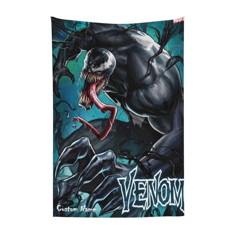 Venom Blanket Throw Blanket Warm Soft Blanket for Dormitory Living Room