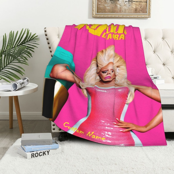 RuPaul's Drag Race Blanket Throw Blanket Warm Soft Blanket for Dormitory Living Room Bedroom Sofa Halloween Kids Adults Gifts