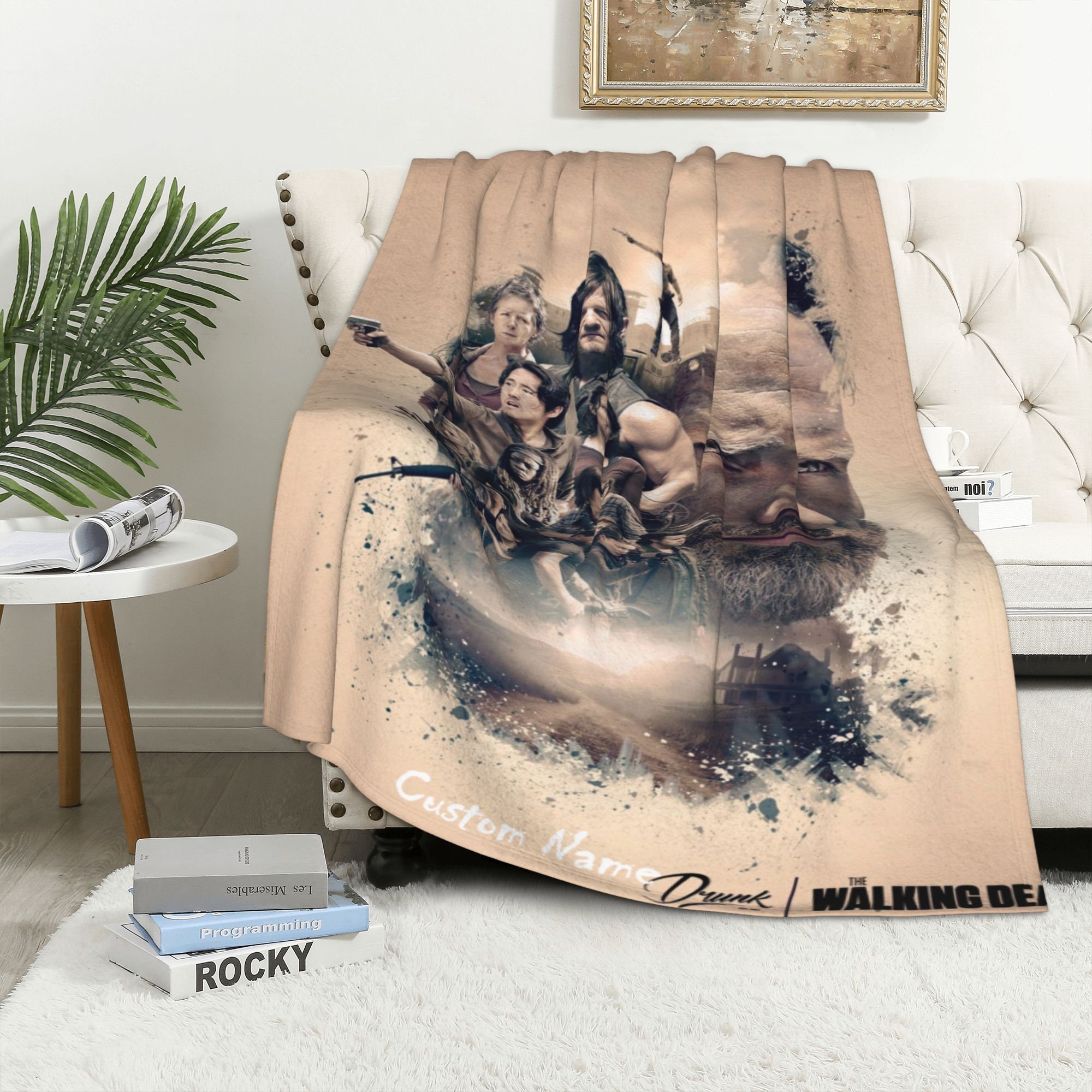 Dead City Key Art Sherpa Blanket – The Walking Dead Shop