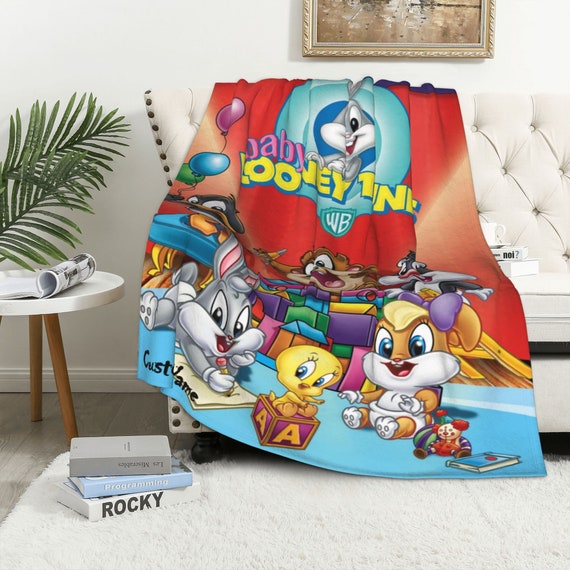 Looney tunes throw blanket shop