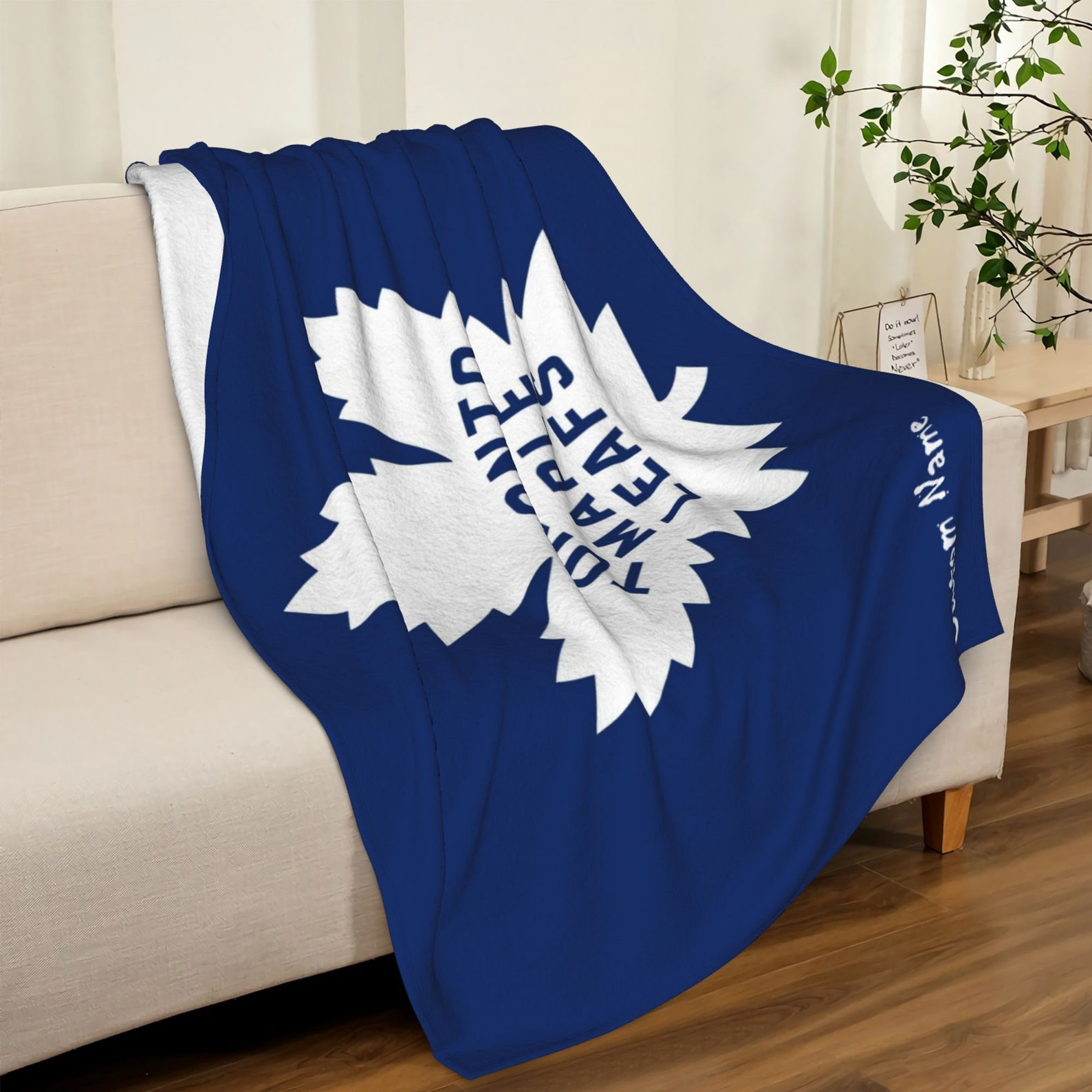 Toronto Maple Leafs Blanket Throw Blanket Warm Soft Blanket for