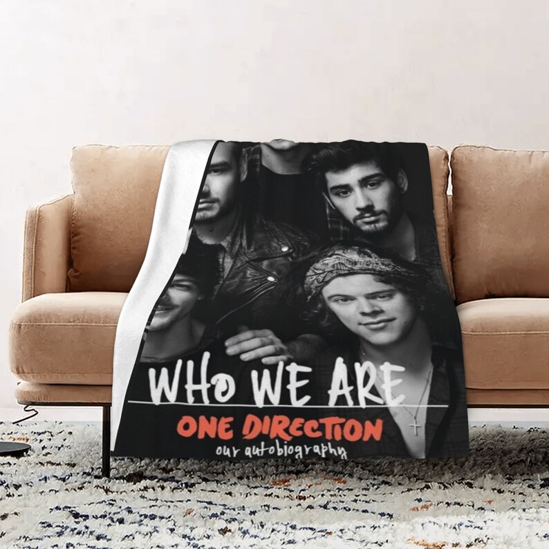 One Direction Blanket Throw Blanket Warm Soft Blanket for Dormitory